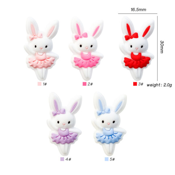 O1CN01WEQwIx1mHzgoDTuda_2220494344930-0-cib Wholesale Creative Bunny Beads DIY Focal Beads