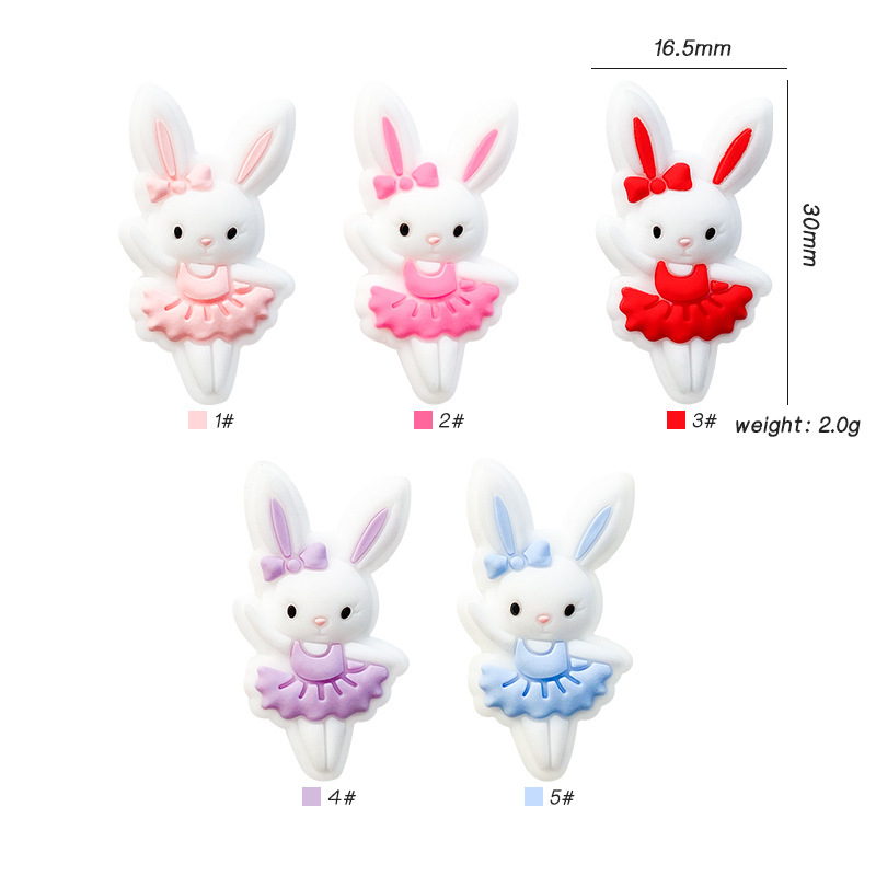 Wholesale Creative Bunny Beads DIY Focal Beads