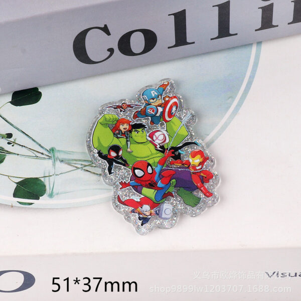 Wholesale Cute Cartoon Character Acrylic Pins DIY Patch Flatback