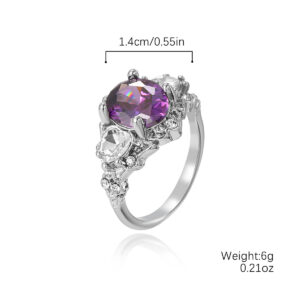 R2407-2 purple zircon / No. 10