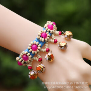 No. 8 details with beads and bells randomly