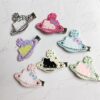 Wholesale Cartoon Cat Cute Sweet Cat Head Sparkling Diamond Planet Hair Clip