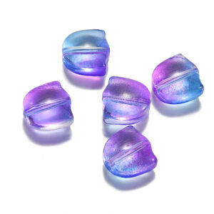 Blue-purple flowers (20 pcs/pack) / Flowers 9*9mm leaves 14*7mm aperture 1mm