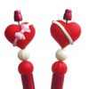 O1CN01WJUDfV2MulPPBLkbO_2221325469888-0-cib Wholesale Valentine's Day Silicone 3D Heart Beads with Through Holes Focal Beads