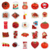 O1CN01WJl6eN1kMugWbt8DQ_2208066194670-0-cib Wholesale 50 Pieces of Tomato Ins Style Graffiti Stickers, Personalized Cross-Border Small Fresh and Cute Decorative Water Cup Mobile Phone Case DIY Stickers