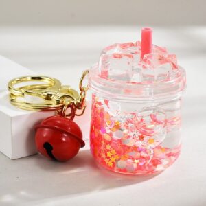 Bell style iceberg [red] / Keychain + luminous oil bottle