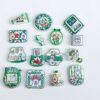 O1CN01WKzlPg1l5L8zHmzXV_2221007554767-0-cib Wholesale ZORRA Sister's Perforated Double-Sided Printed Bead Aessories for Mobile Phone Chains, Bag Chains, Keychains, Loose Beads