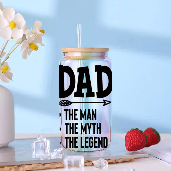 Wholesale UV Transfer Paste Glass Crystal Label Crystal Paste Cross-border Special Paste for 16oz Glass Cup 23cmX11cm