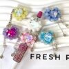 Wholesale 10pcs Colorful Love Flower Crown Diamond Ball Beads
