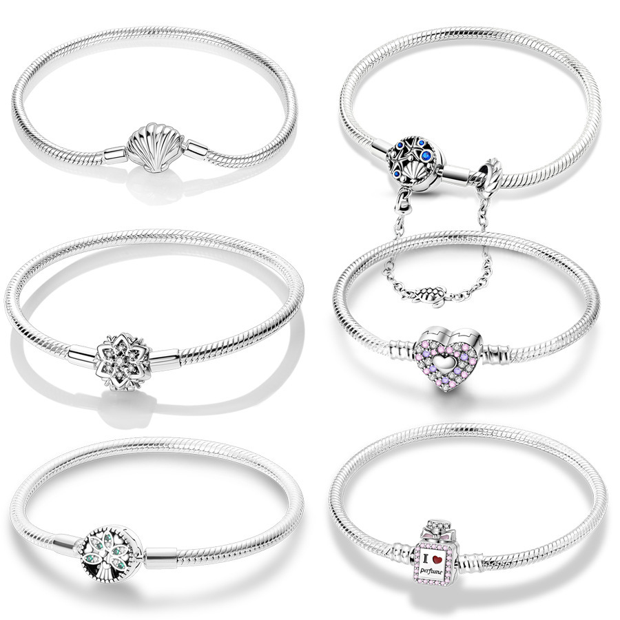 Wholesale Sea Star Shell Sea Turtle Sier Plated Bracelet