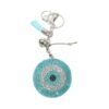 Wholesale Diamond Devil Evil Eye Keychain Bag Tassel Pendant Key