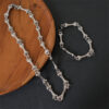 Wholesale Silver retro bone and joint chain necklace
