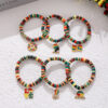 Wholesale Black History Month June Festival Red, Yellow, Green Adjustable Bracelet