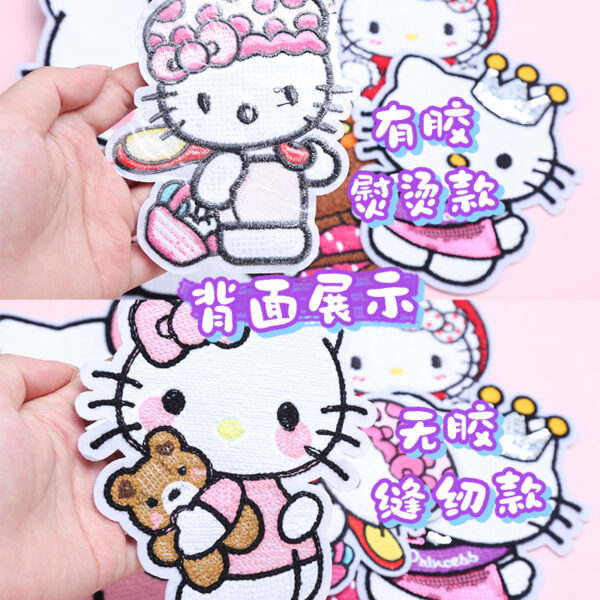 Wholesale Cartoon Large Cute Cat Embroidery DIY Patches