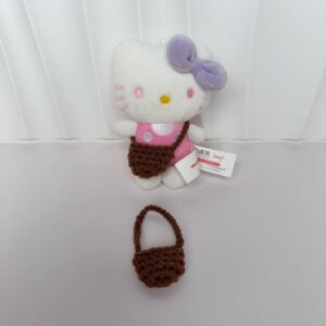 Coffee-colored crossbody bag