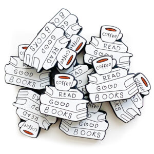 Wholesale 10pcs Direct Sales Coffee Book Focal Beads