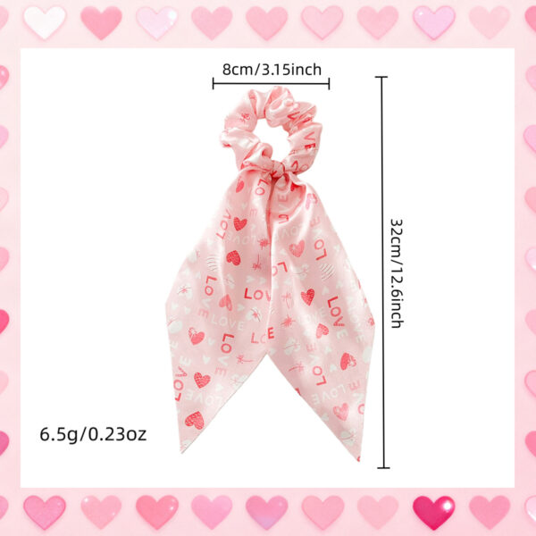 Wholesale Valentine's Day ribbons, sweet and loving lips, printed headband