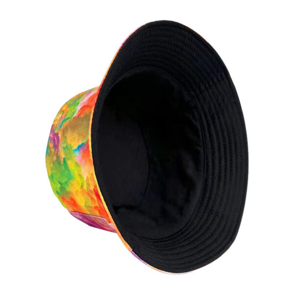 Wholesale Outdoor hiking sun protection double-sided tie dye hat fisherman hat