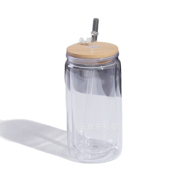 Wholesale Double-Layer Environmentally Friendly Pc Plastic Cup 16oz Water Cup