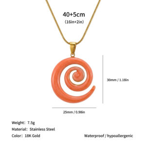 Orange mosquito coil