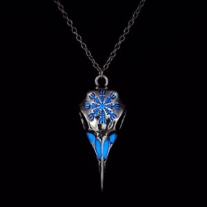 Ancient silver blue light
