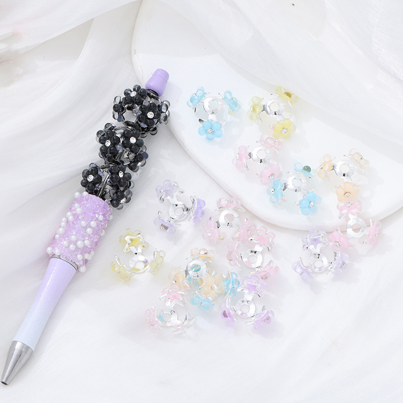 Wholesale Five inted star flower holder angel wings