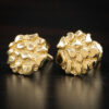 Wholesale Retro gold irregular geometric earrings
