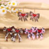 Wholesale Valentine's Day Love Bow Earrings