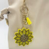 Wholesale Creative Rhinestone Sunflower Keychain Sunflower Bag Pendant