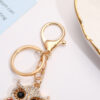 O1CN01WrGBZ32Cv5PXz208u_2218609358535-0-cib Wholesale Colorful cartoon diamond studded owl metal keychain
