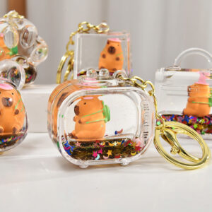 O1CN01WsFcUG1JM0DGn66cU_2200601031013-0-cib Wholesale Acrylic oil-filled capybara keychain