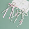 Wholesale Ribbon Bow Pendant Love Accessories Key Chain