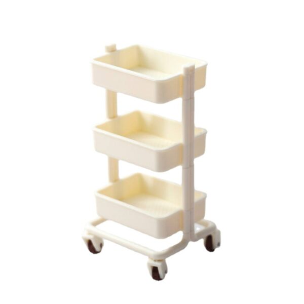 Wholesale Miniature mobile handcart storage rack Doll Accessories
