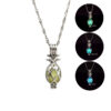 Wholesale Valentine's Day Gift Creative Hollow Pineapple Luminous Necklace