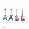 Wholesale Dollhouse 1:12 Doll House Mini Artificial Musical Instrument Electric Guitar