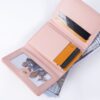 Wholesale Colorful large capacity short women's wallet