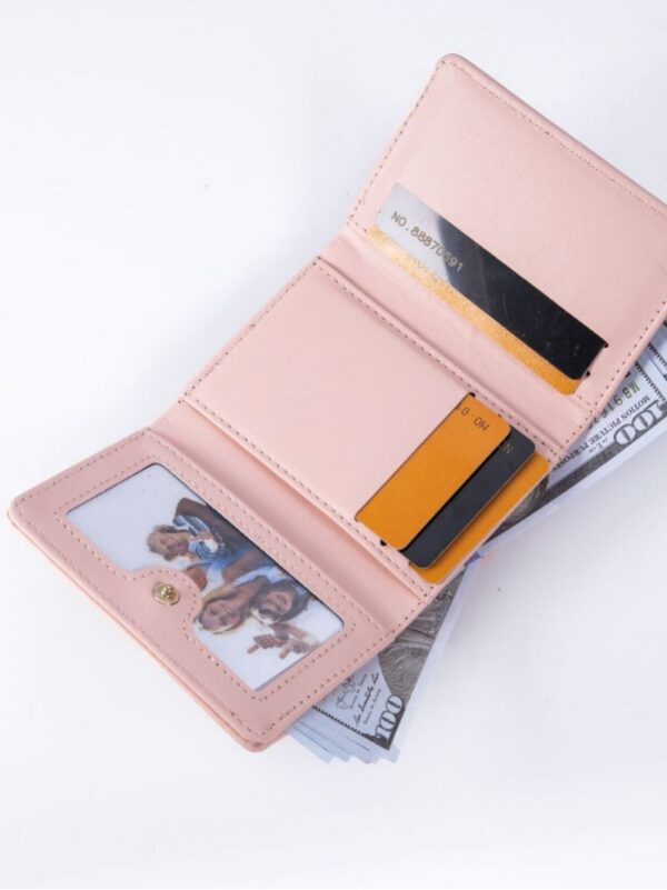 Wholesale Colorful large capacity short women's wallet