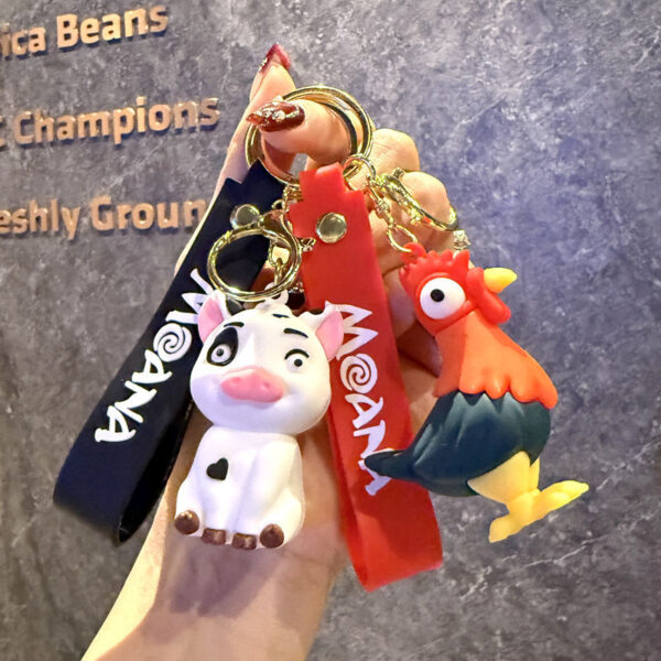 Wholesale Ocean Creative Cute Chicken Metal Keychain
