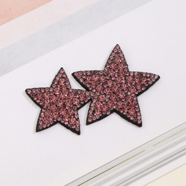 Wholesale Full Diamond Pentagram Water Diamond Embroidery DIY Patches