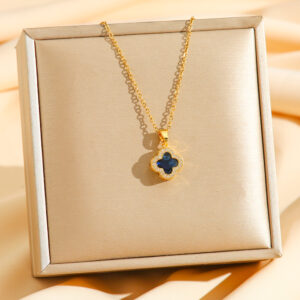 8788 four-leaf clover dark blue