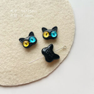 Model 03 black blue and yellow eyes 1 piece