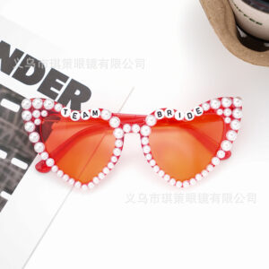 Bridesmaid group-flash red