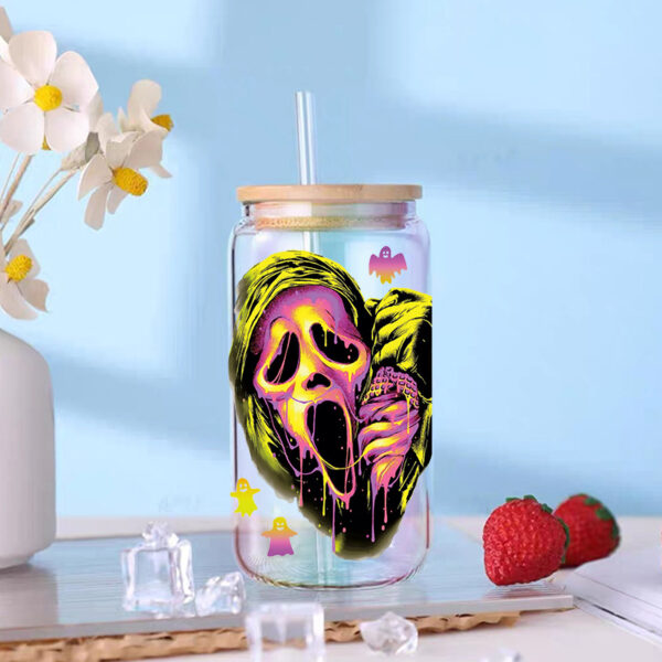 Wholesale UV Transfer Paste Glass Crystal Label Crystal Paste Cross-border Special Paste for 16oz Glass Cup 23cmX11cm