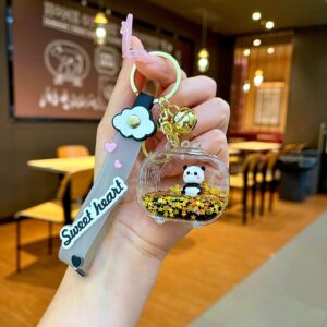 Leather cord [TV] Black Gold Panda / Quantity 1 is 1