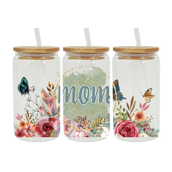Wholesale Uv Transfer Sticker Glass C Crystal Label Crystal Sticker Exclusive for 16oz Glass C Special Sticker 23Cmx11Cm