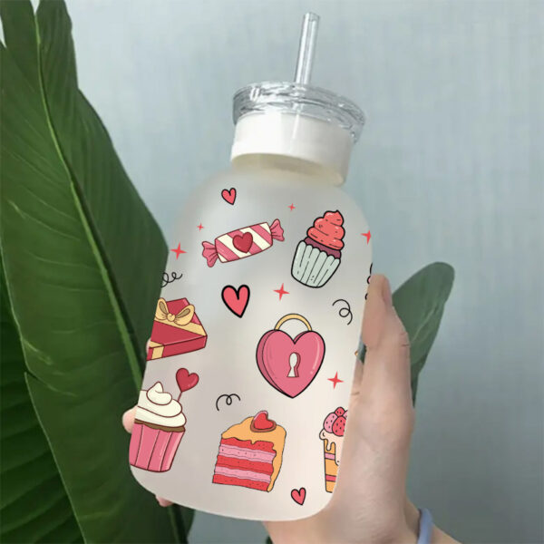 Wholesale UV Transfer Paste Glass Crystal Label Crystal Paste Cross-border Special Paste for 16oz Glass Cup 23cmX11cm