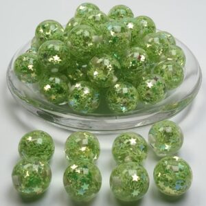 D9 / 16mm resin built-in five-pointed star ball