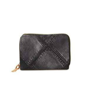 Denim stripe - black