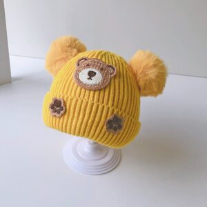 Winter paw print plus velvet-yellow