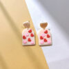 O1CN01XD5Rm72BSrCH55P17_2210951808338-0-cib Wholesale Heart shaped geometric soft clay earrings